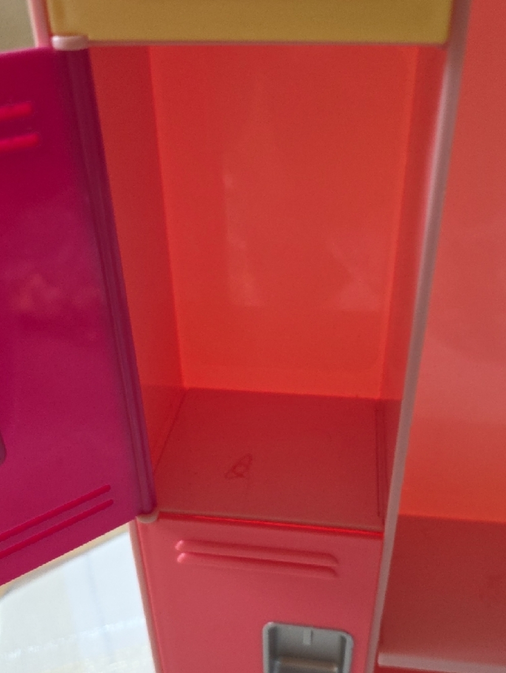 Kids Multicolor Locker Storage Cabinet - Pink, Orange & Yellow - Picture 3 of 5